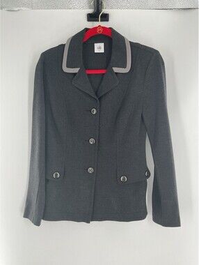 Cabi Women’s Size Small Gray Suit Jacket Long Sleeve C3